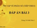 Đáp án bài 3 trang 150 sách giáo khoa toán 5