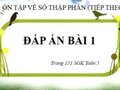 Giải bài tập lớp 5: Bài 1 trang 151 sách giáo khoa
