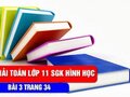 Giải toán lớp 11: Đáp án bài 3 trang 34 SGK hình học