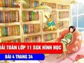 Lời giải bài 4 trang 34 SGK toán hình học lớp 11