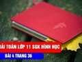 Giải bài 4 trang 36 sách giáo khoa hình học lớp 11
