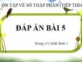 Giải bài tập lớp 5: Bài 5 trang 151 sách giáo khoa