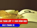 Bài 5 trang 35 SGK Hình học 11