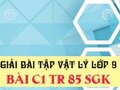 Giải bài C1 trang 85 sách giáo khoa vật lý lớp 9