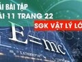 Hướng dẫn giải bài 11 trang 22 sgk Vật Lý lớp 10
