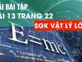 Vật Lý lớp 10 đáp án bài 13 trang 22 sgk