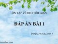 Giải bài tập lớp 5: Bài 1 trang 156 sách giáo khoa