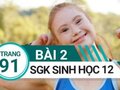 Giải bài 2 trang 91 sách giáo khoa sinh học lớp 12
