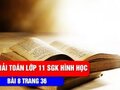 Đáp án bài 8 trang 36 sách giáo khoa hình học lớp 11