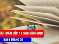 Giải bài 9 trang 36 sách giáo khoa hình học lớp 11
