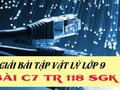 Giải bài C7 trang 118 sách giáo khoa vật lý lớp 9