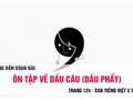 Luyện từ và câu: Ôn tập về dấu câu (Dấu phẩy)