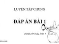 Đáp án bài 1 trang 169 SGK Toán 5 tiết luyện tập chung