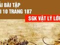 Bài 10 trang 187 sgk Vật lí 12