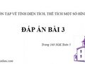 Giải bài 3 trang 168 sgk Toán 5 tiết ôn tập