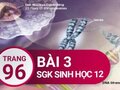 Giải bài 3 trang 96 sách giáo khoa sinh học lớp 12
