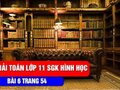 Giải toán lớp 11: Đáp án bài 6 trang 54 SGK hình học