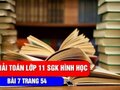 Bài 7 trang 54 SGK Hình học 11