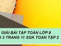 Bài 3 trang 11 SGK Toán 8