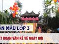 Kể về một ngày hội ở quê em