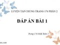 Giải bài 1 trang 176 SGK Toán 5 tiết luyện tập chung P2