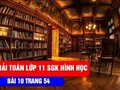 Hướng dẫn giải bài 10 trang 54 SGK hình học lớp 11