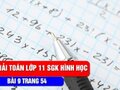 Bài 9 trang 54 sách giáo khoa Hình học 11
