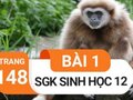 Đáp án bài 1 trang 148 sách giáo khoa sinh học 12