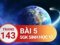 Giải bài 5 trang 143 sách giáo khoa sinh học lớp 12