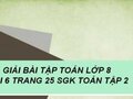 Đáp án bài 6 trang 25 sách giáo khoa Toán lớp 8