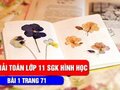 Lời giải bài 1 trang 71 SGK toán hình học lớp 11