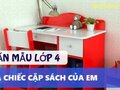 Tả chiếc cặp sách của em