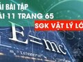 Hướng dẫn giải bài 11 trang 65 sgk Vật Lý lớp 10