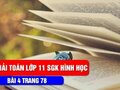 Đáp án bài 4 trang 78 sách giáo khoa hình học lớp 11