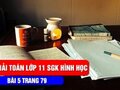 Đáp án bài 5 trang 79 sách giáo khoa hình học lớp 11