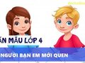 Tả người bạn em mới quen