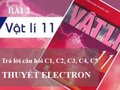 Trả lời câu hỏi C1, C2, C3, C4, C5 Bài 2 SGK Vật Lý 11