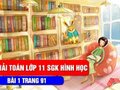 Bài 1 trang 91 sgk Hình học 11