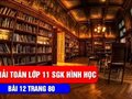 Lời giải bài 12 trang 80 SGK toán hình học lớp 11