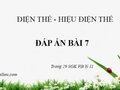 Giải bài 7 trang 29 sách giáo khoa Vật lý 11