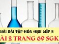 Bài 2 trang 69 SGK Hóa học 9