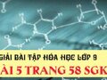 Bài 5 trang 58 SGK Hóa học 9