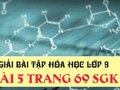Đáp án bài 5 trang 69 sách giáo khoa hóa 9