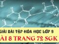 Bài 8 trang 72 sách giáo khoa hóa lớp 9
