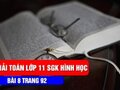 Bài 8 trang 92 SGK Hình học 11