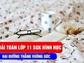 Lý thuyết hai đường thẳng vuông góc