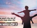 Cảm nghĩ của em về người ông kính yêu