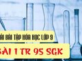 Đáp án bài 1 trang 95 sách giáo khoa hóa 9