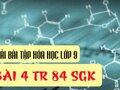 Đáp án bài 4 trang 84 sách giáo khoa hóa 9