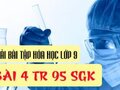 Đáp án bài 4 trang 95 sách giáo khoa hóa 9